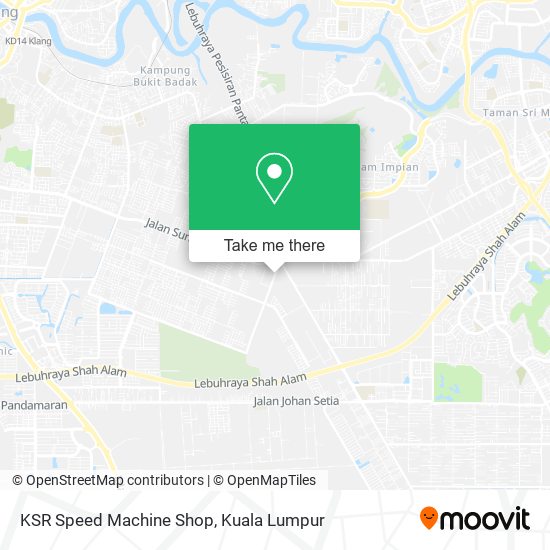 KSR Speed Machine Shop map