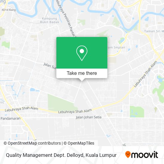 Quality Management Dept. Delloyd map