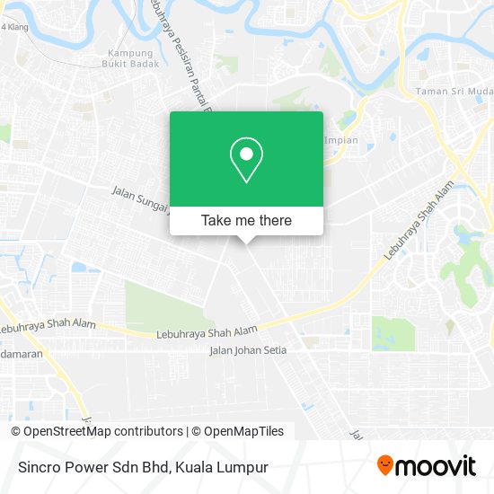 Sincro Power Sdn Bhd map