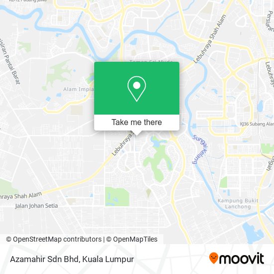 Azamahir Sdn Bhd map