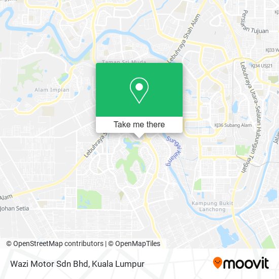 Peta Wazi Motor Sdn Bhd
