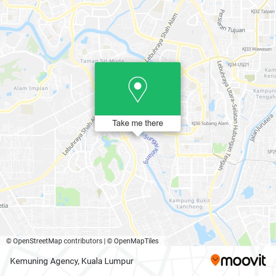 Kemuning Agency map