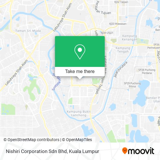 Nishiri Corporation Sdn Bhd map