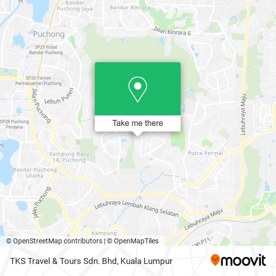 TKS Travel & Tours Sdn. Bhd map