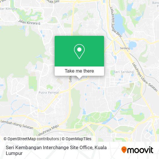 Peta Seri Kembangan Interchange Site Office