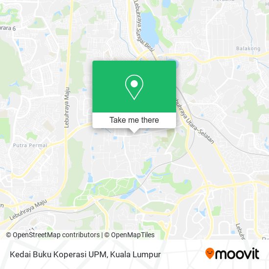 Kedai Buku Koperasi UPM map