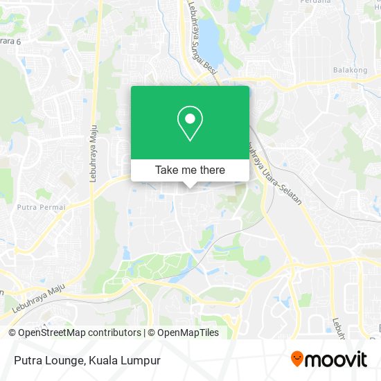 Putra Lounge map