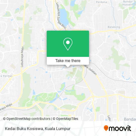 Kedai Buku Kosiswa map