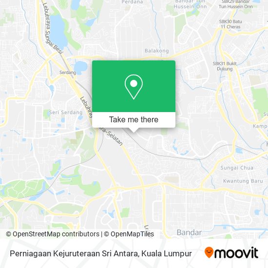 Perniagaan Kejuruteraan Sri Antara map