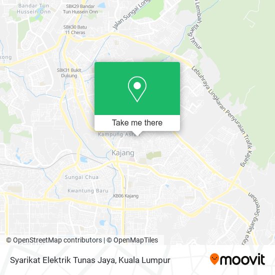 Syarikat Elektrik Tunas Jaya map