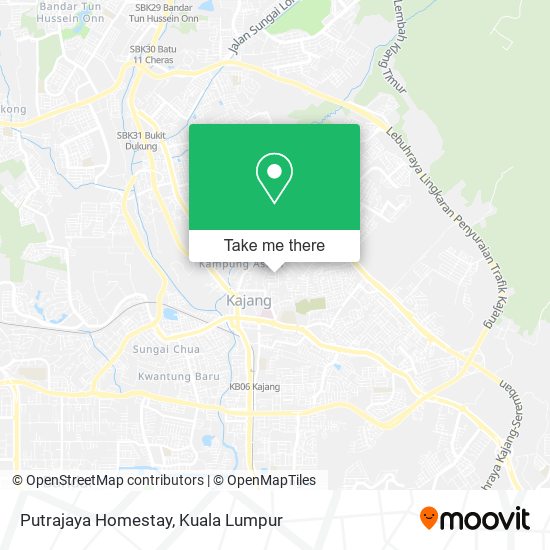 Putrajaya Homestay map