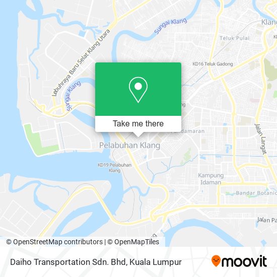 Peta Daiho Transportation Sdn. Bhd