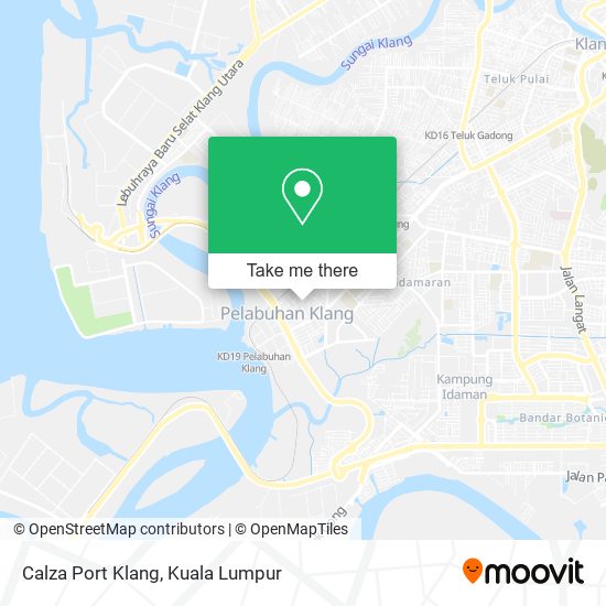 Calza Port Klang map