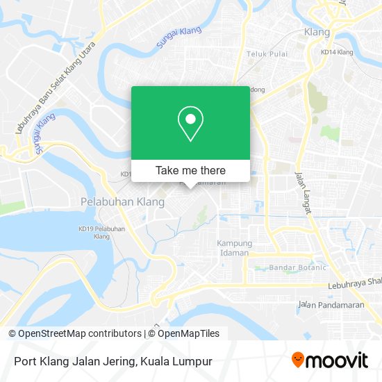 Port Klang Jalan Jering map