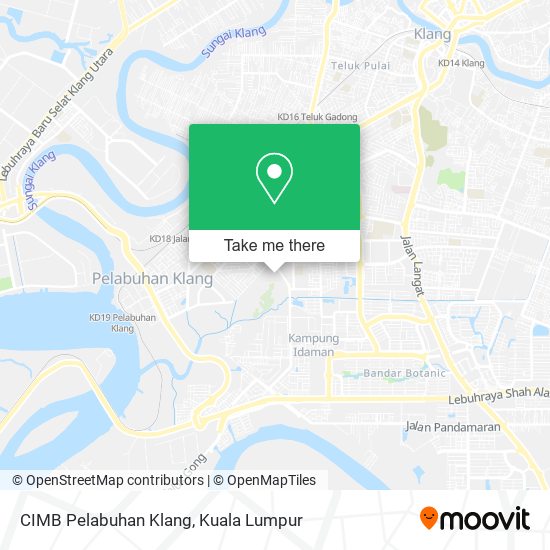Peta CIMB Pelabuhan Klang