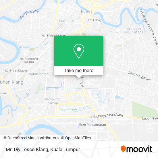 Mr. Diy Tesco Klang map