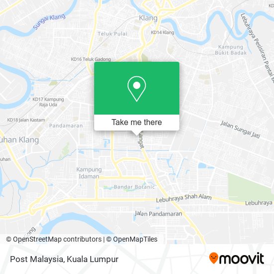 Peta Post Malaysia