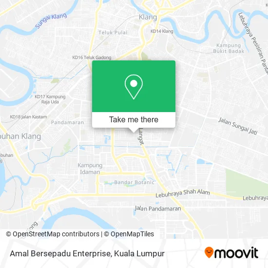 Amal Bersepadu Enterprise map