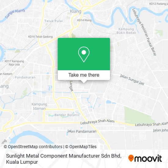 Sunlight Metal Component Manufacturer Sdn Bhd map