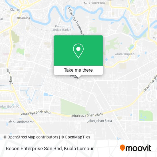 Becon Enterprise Sdn Bhd map