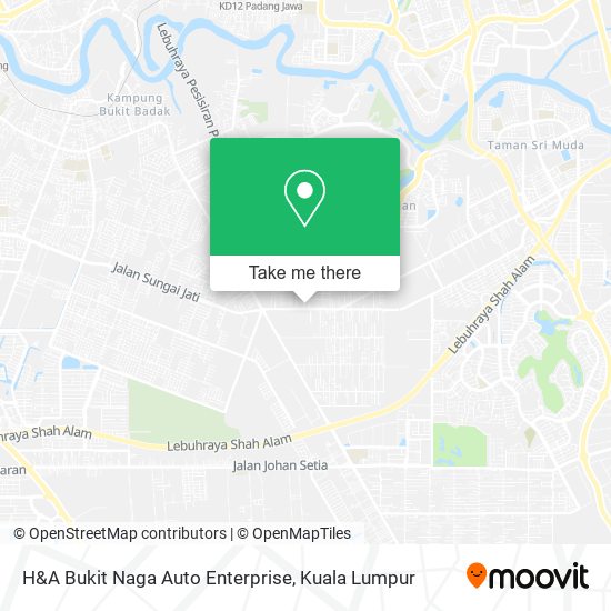 Peta H&A Bukit Naga Auto Enterprise