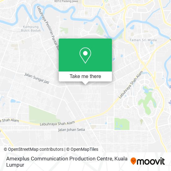 Amexplus Communication Production Centre map