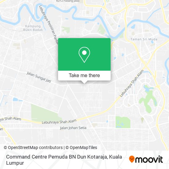 Command Centre Pemuda BN Dun Kotaraja map