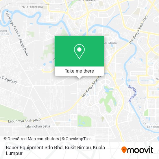 Bauer Equipment Sdn Bhd, Bukit Rimau map