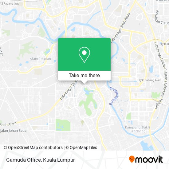 Gamuda Office map
