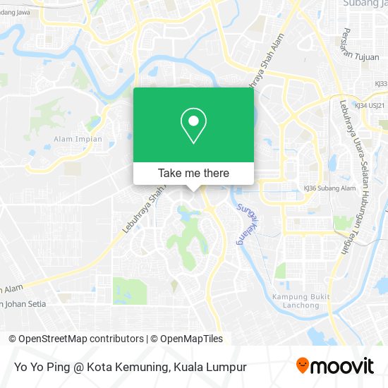 Yo Yo Ping @ Kota Kemuning map