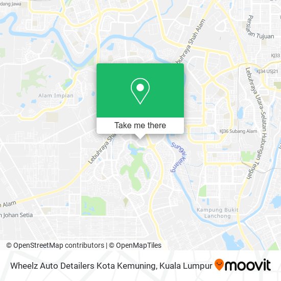 Wheelz Auto Detailers Kota Kemuning map