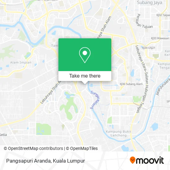 Pangsapuri Aranda map