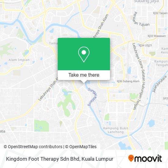 Kingdom Foot Therapy Sdn Bhd map