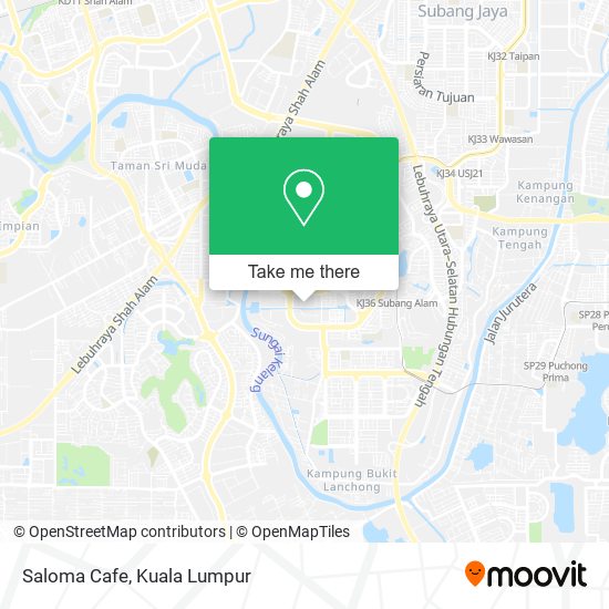 Saloma Cafe map