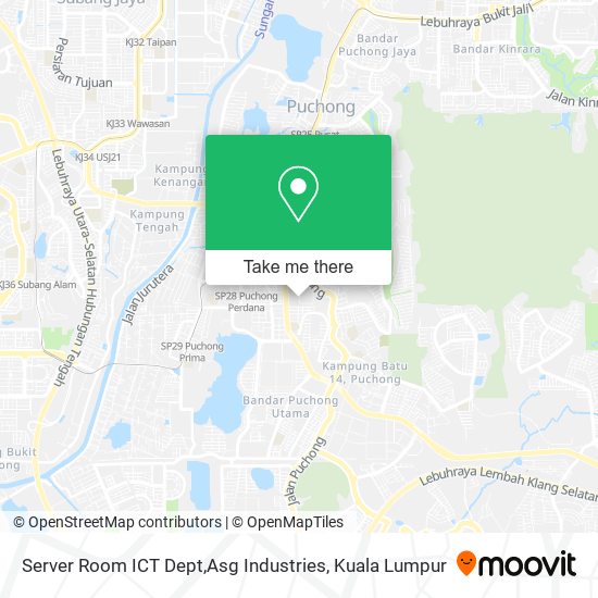 Server Room ICT Dept,Asg Industries map