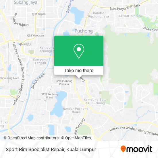 Sport Rim Specialist Repair map