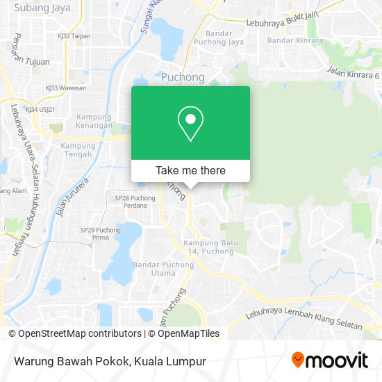 Peta Warung Bawah Pokok