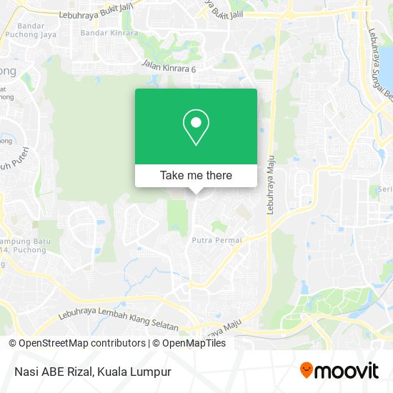 Nasi ABE Rizal map