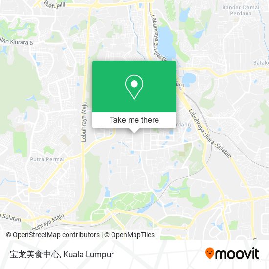 宝龙美食中心 map