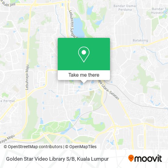 Golden Star Video Library S/B map