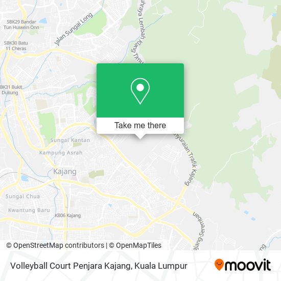 Volleyball Court Penjara Kajang map