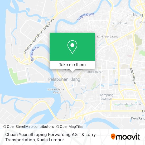 Chuan Yuan Shipping Forwarding AGT & Lorry Transportation map