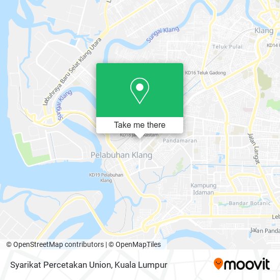 Peta Syarikat Percetakan Union