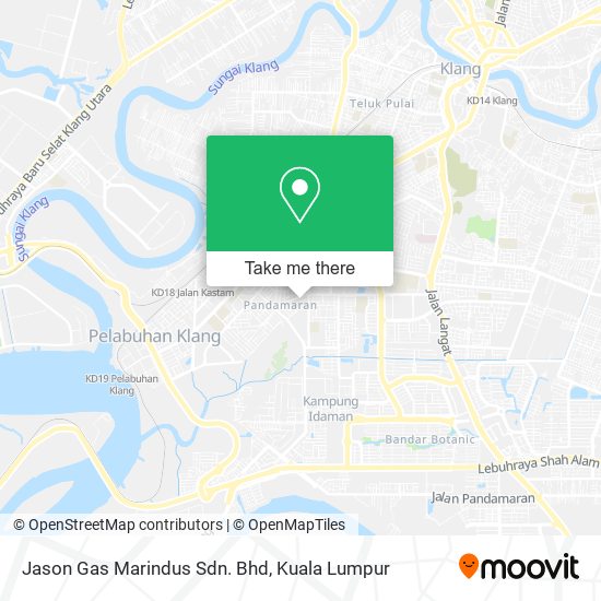 Peta Jason Gas Marindus Sdn. Bhd