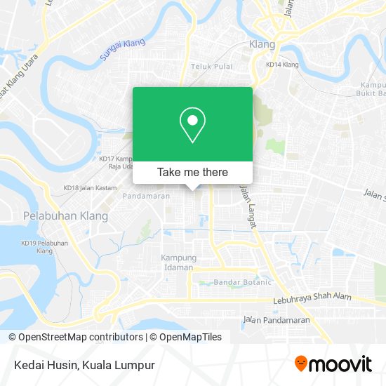 Kedai Husin map