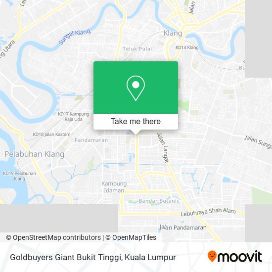 Peta Goldbuyers Giant Bukit Tinggi