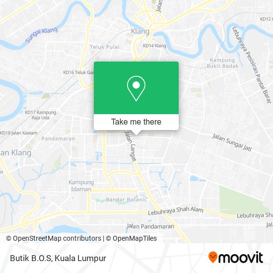 How to get to Butik B.O.S Klang or