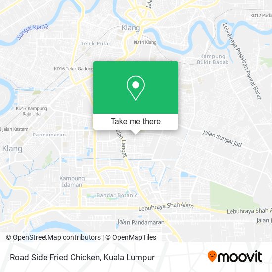 Road Side Fried Chicken map