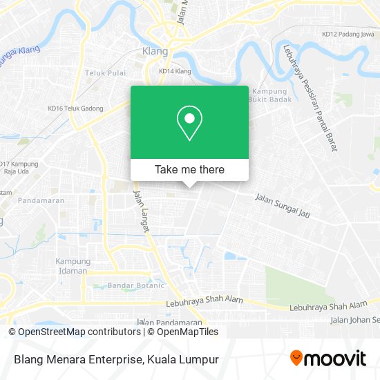 Blang Menara Enterprise map