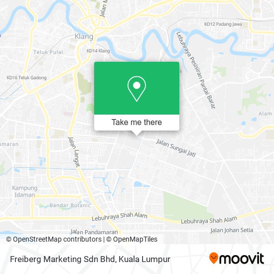 Freiberg Marketing Sdn Bhd map